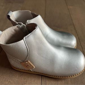 Livie and Luca Silver Ankle Boots
